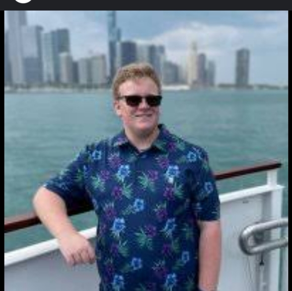 Izod Trick Shot Printed Fashion Polo Shirt, Hawaiian Style, Men's XXL - Picture 2 of 12